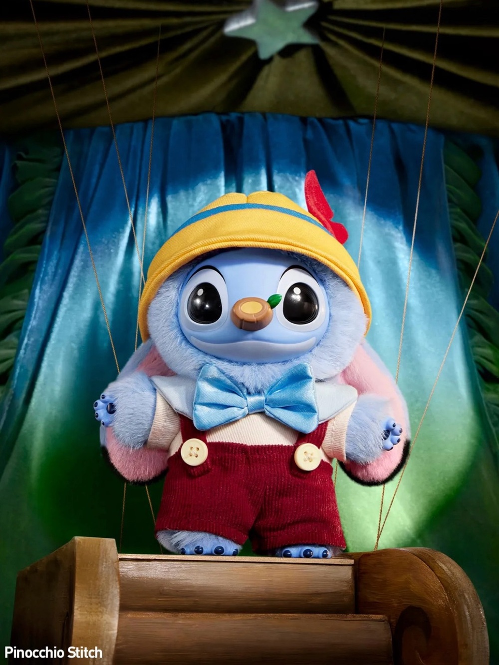 Stitch Adventure Series Vinyl Plush Pendant - Pinocchio Stitch Plush
